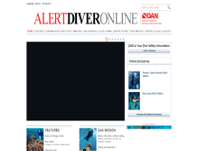 Tablet Screenshot of alertdiver.com